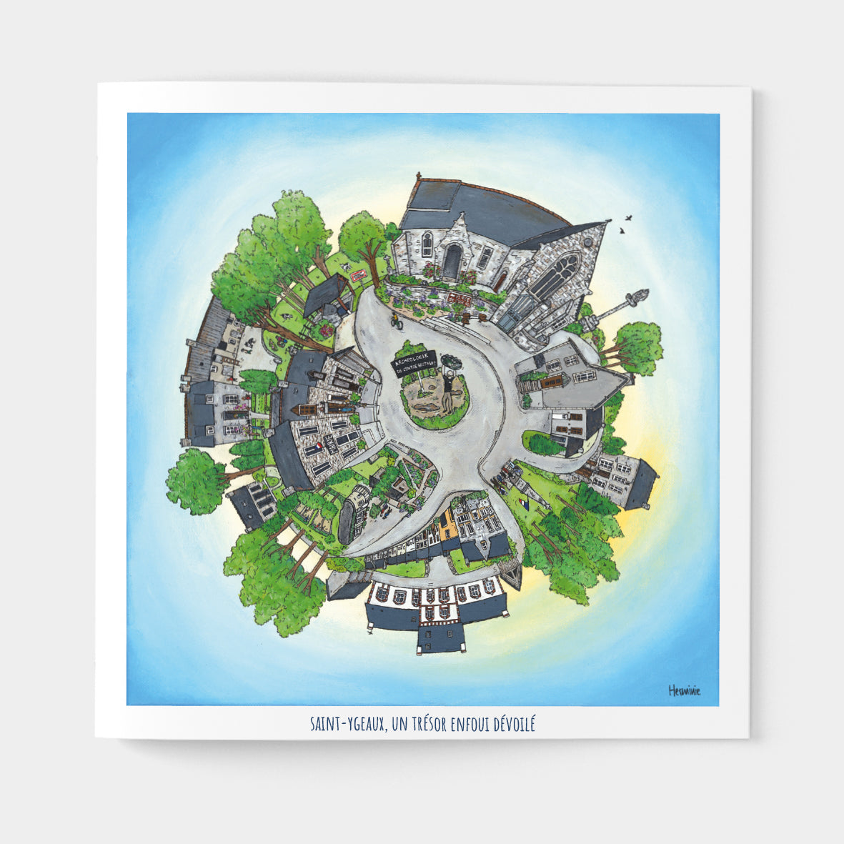 Saint-Ygeaux, Carte Postale