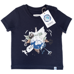 T-shirt Bleu – Pôle Nord (12–18 mois)