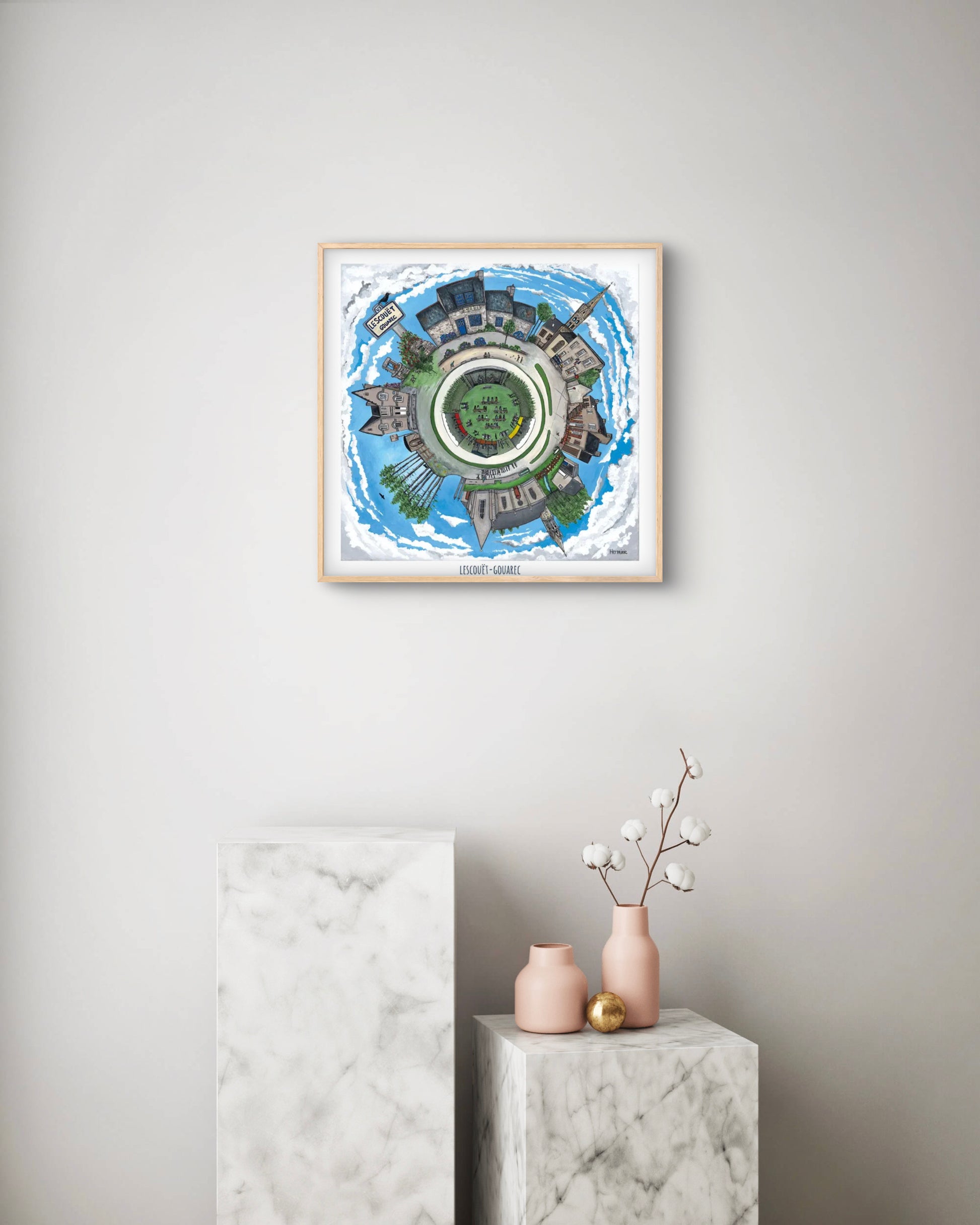 Lescouët-Gouarec 50 x 50 cm