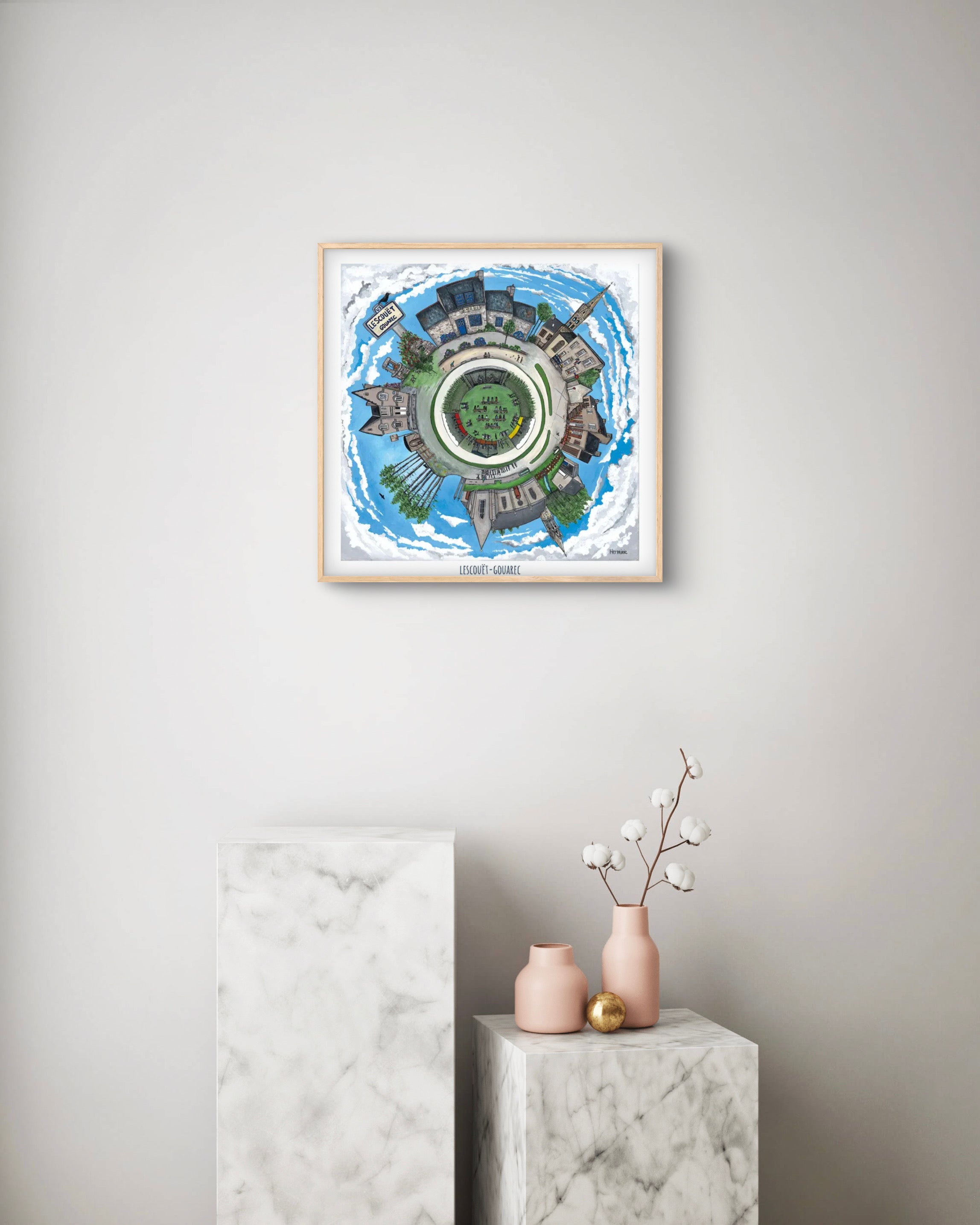 Lescouët-Gouarec 50 x 50 cm