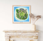 Abbaye de Beauport  50 x 50 cm