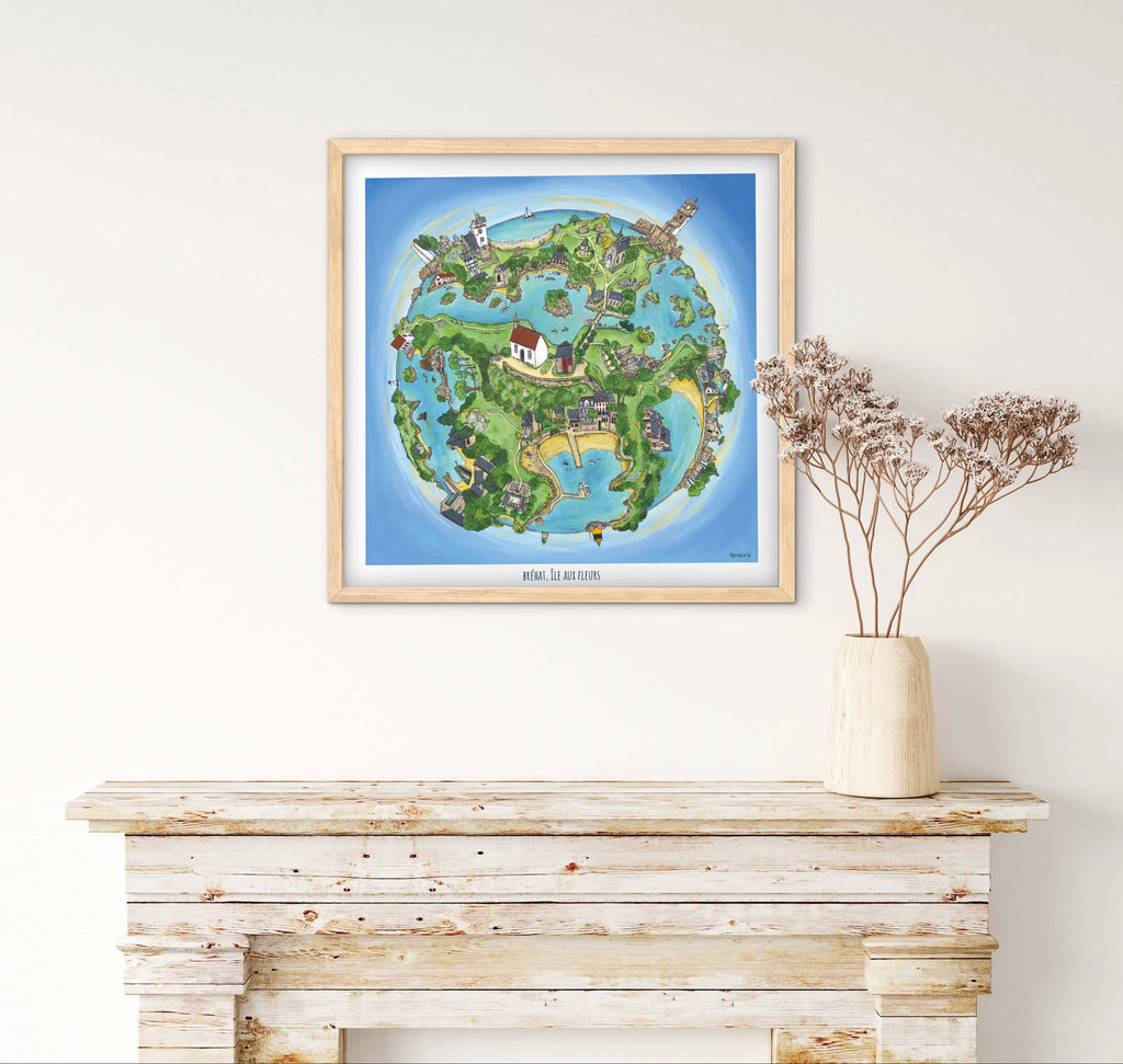 Île de Bréhat 50 x 50 cm