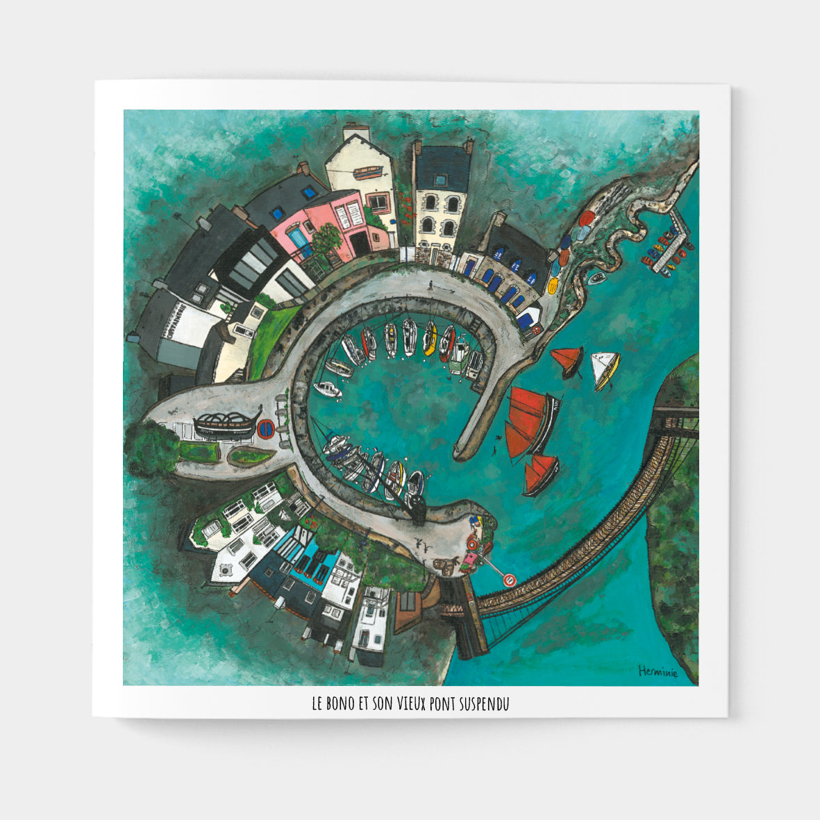 Le Port du Bono 50 x 50 cm