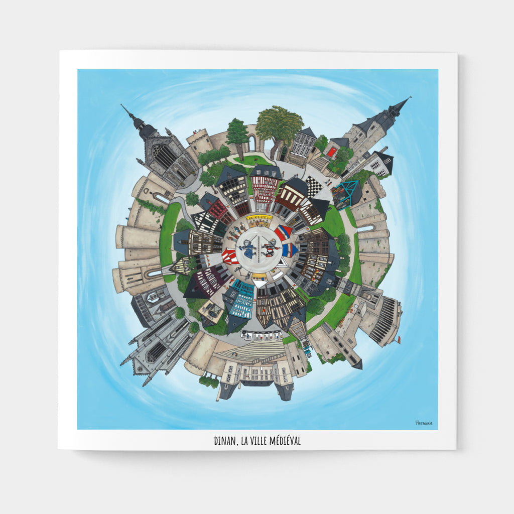 Dinan, Carte Postale