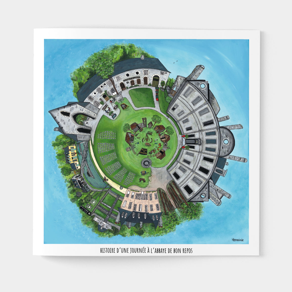 Abbaye de Bon-Repos 50 x 50 cm