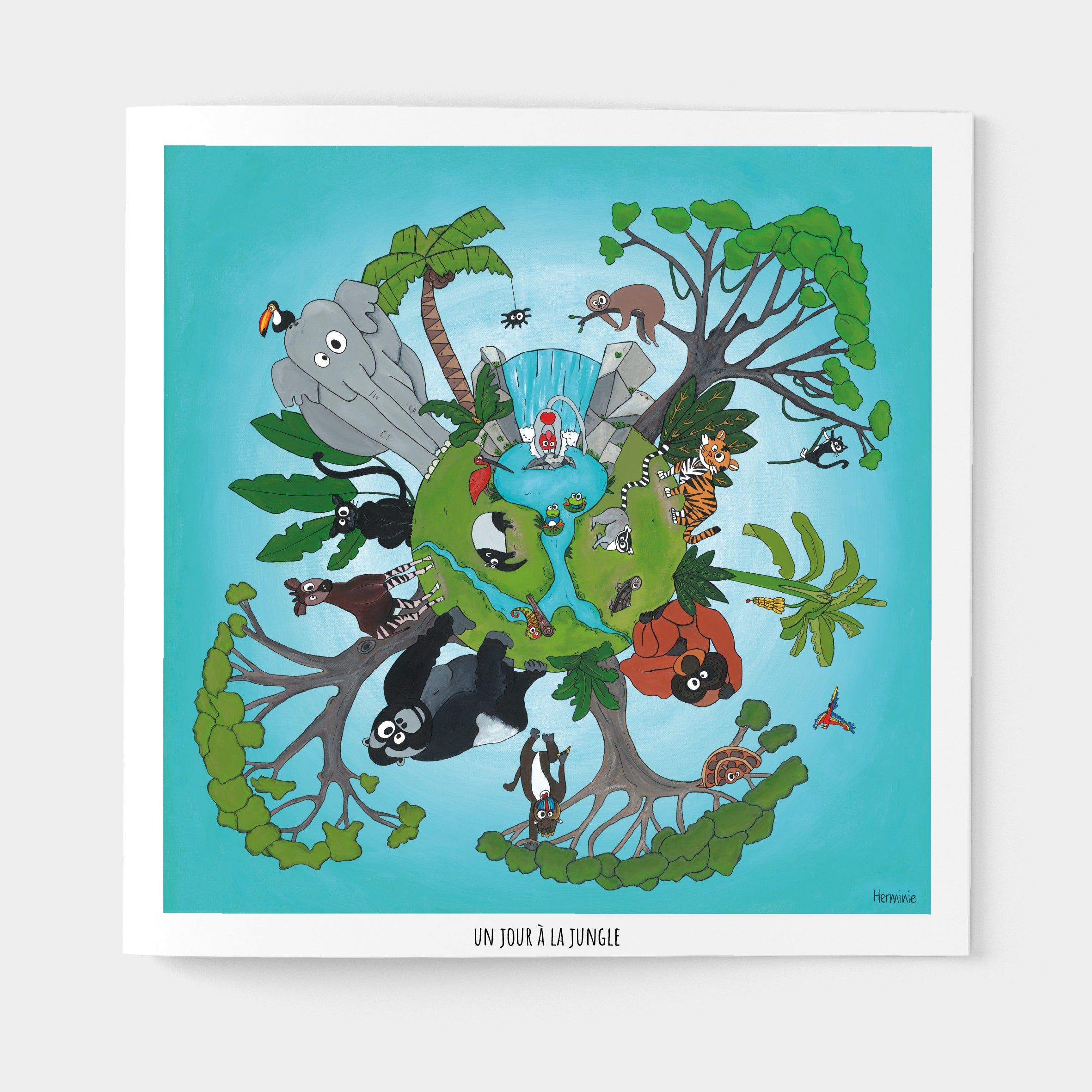 La Jungle 30 x 30 cm