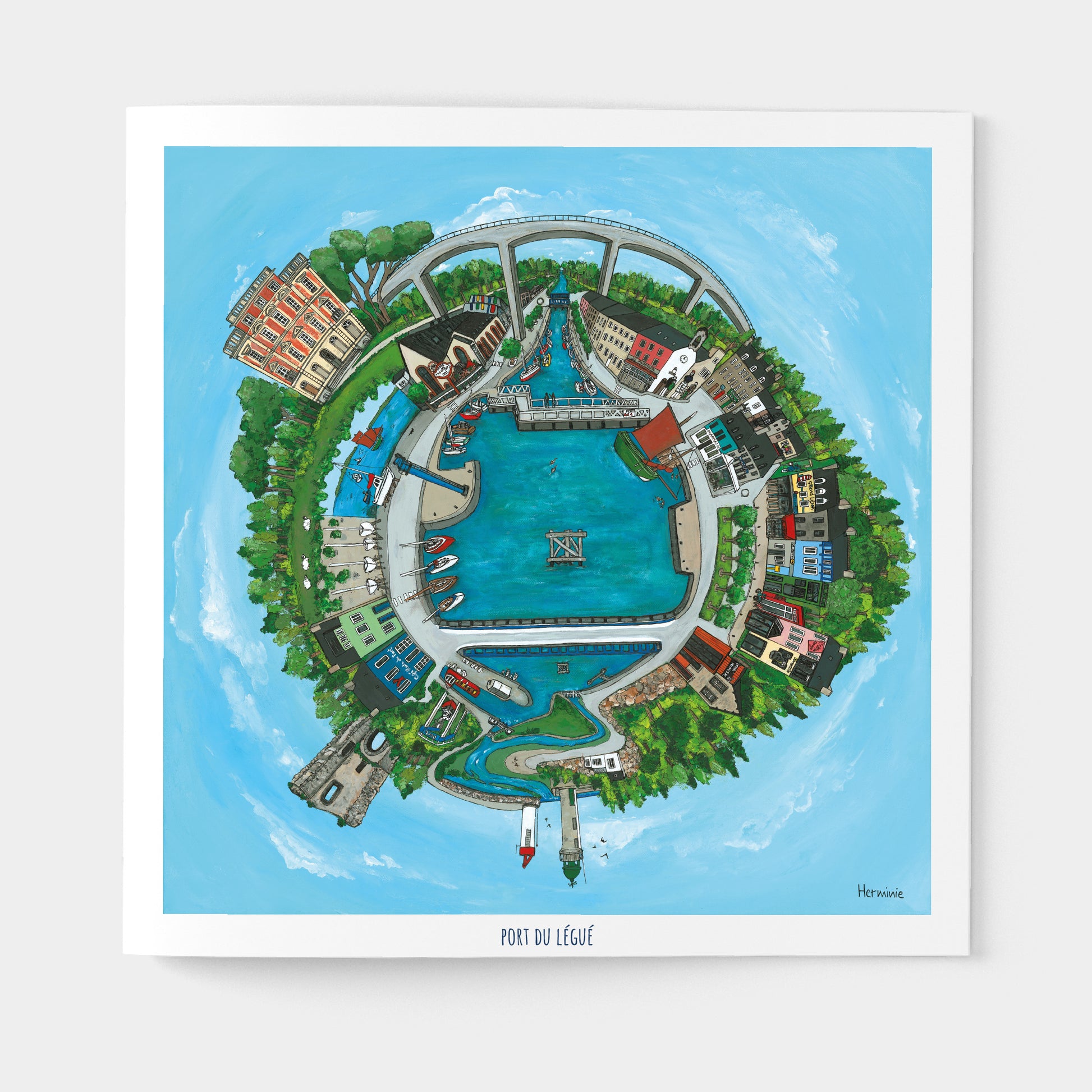 Port du Légué (Saint-Brieuc) 50 x 50 cm