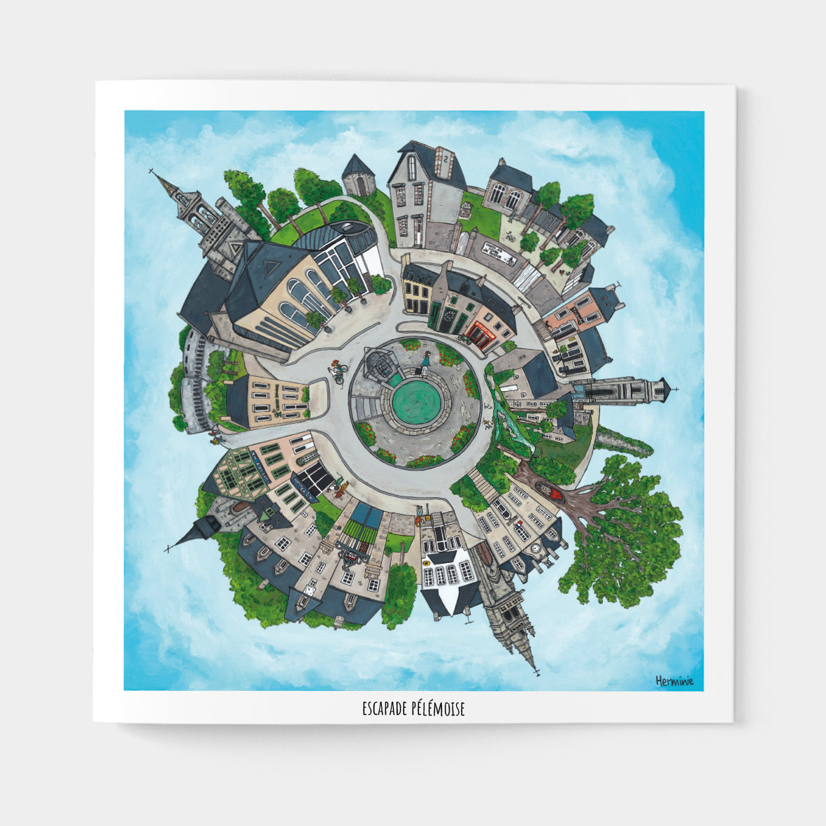 Saint-Nicolas-du-Pélem 50 x 50 cm