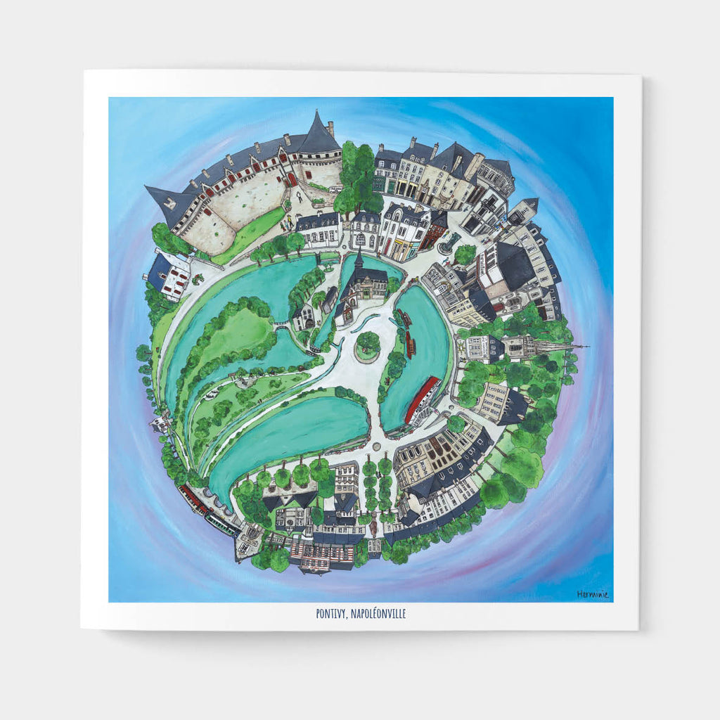 Pontivy,  Carte Postale