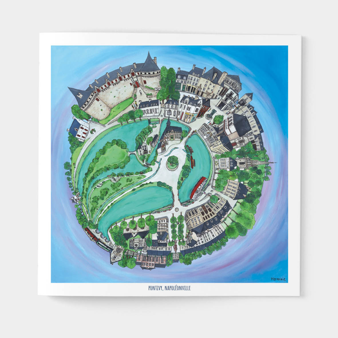 Pontivy,  Carte Postale