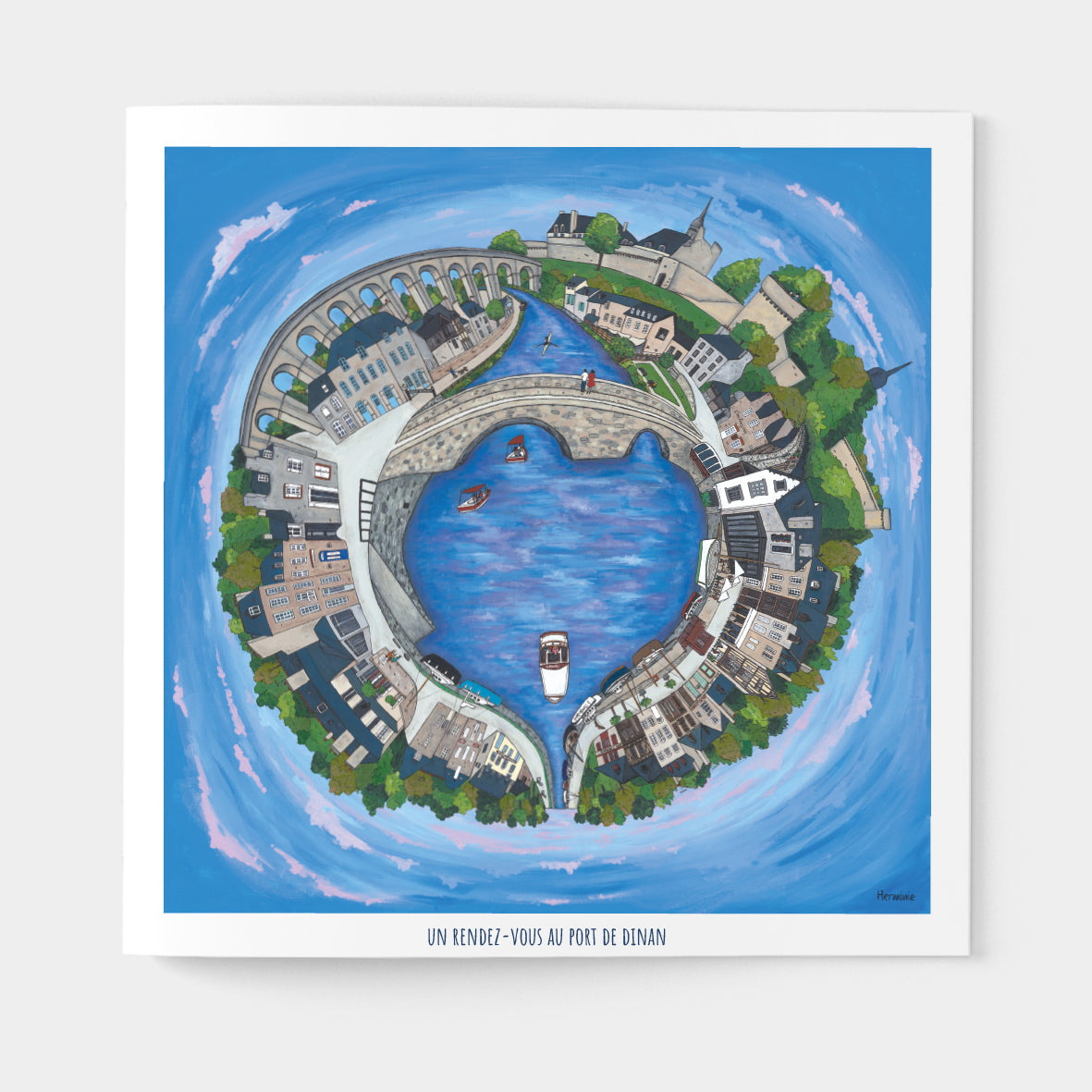 Port de Dinan 50 x 50 cm