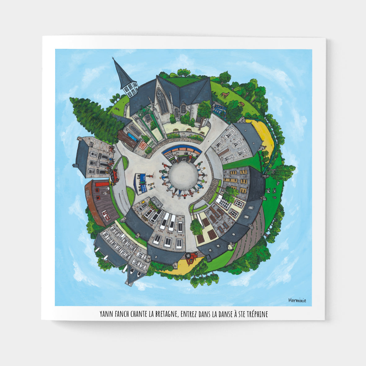 Sainte-Tréphine 50 x 50 cm